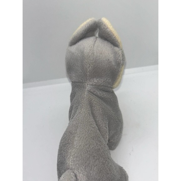 Flufff N Stuff Mushy The Puppy Blue Eyes  Dog Plush Husky Mini Beanie Toy Kid 6” - Picture 5 of 8